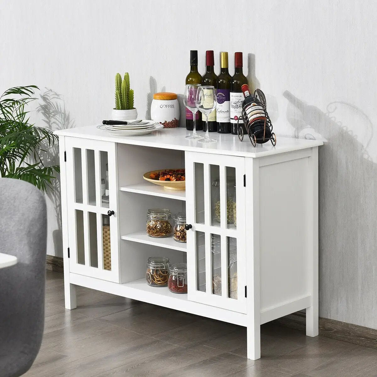 Wooden TV Stand Console Cabinet for 50 Inch TV by DirectDeals