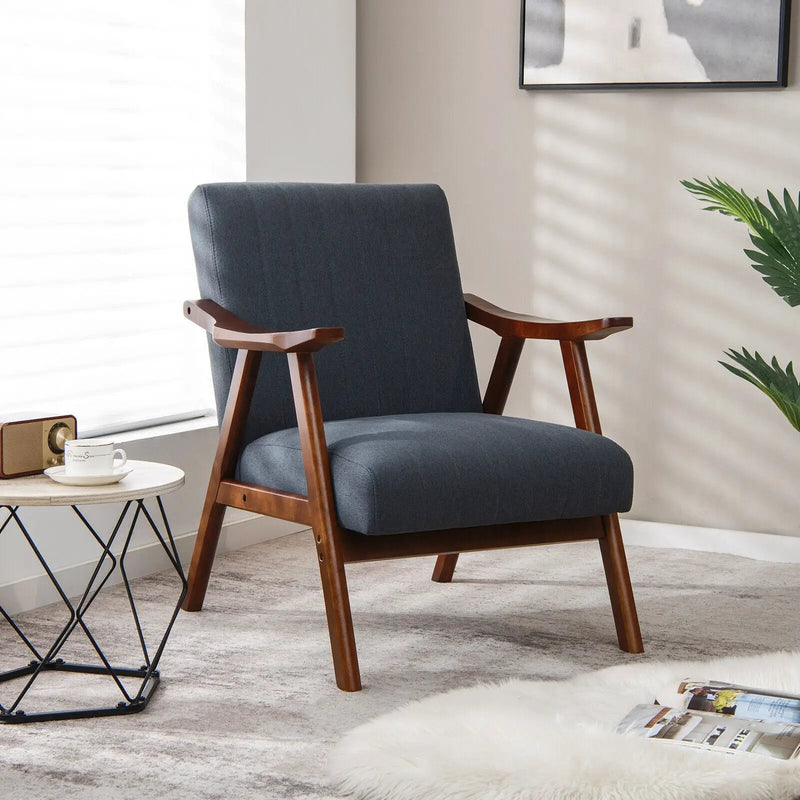 Modern Accent Chair Leisure Armchair with Felt Pads by DirectDeals
