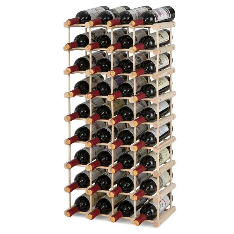 36-Bottle Wooden Wine Rack for Wine Cellar by DirectDeals
