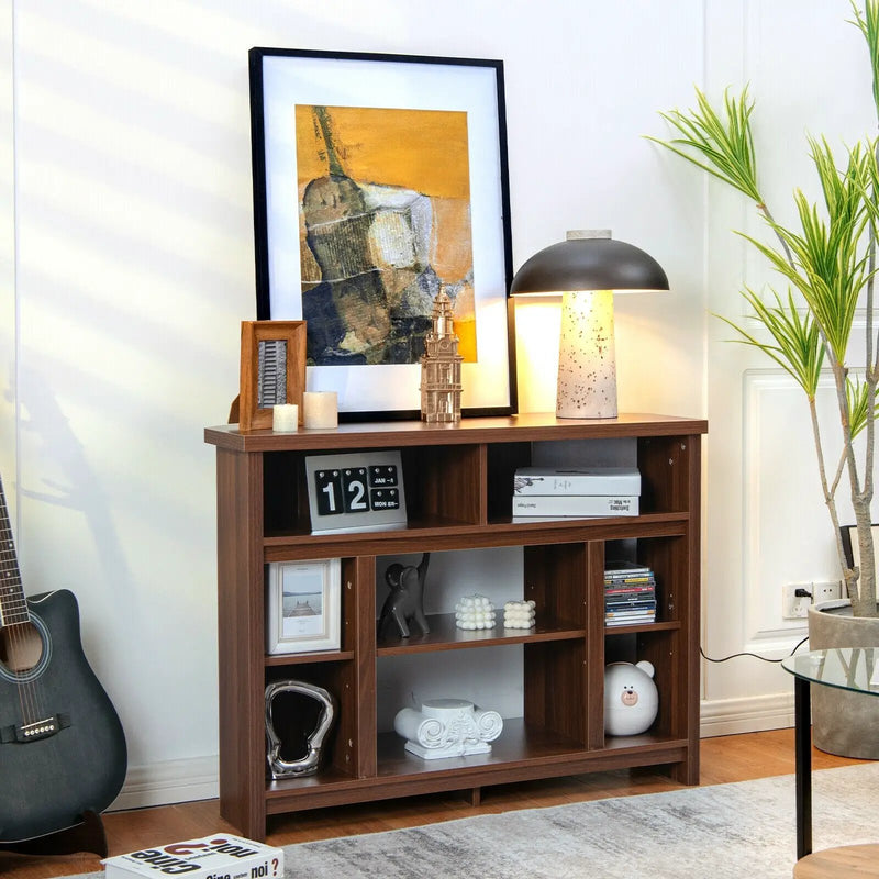 Modern Corner TV Stand with Adjustable Shelves for TVs up to 48 Inch by DirectDeals