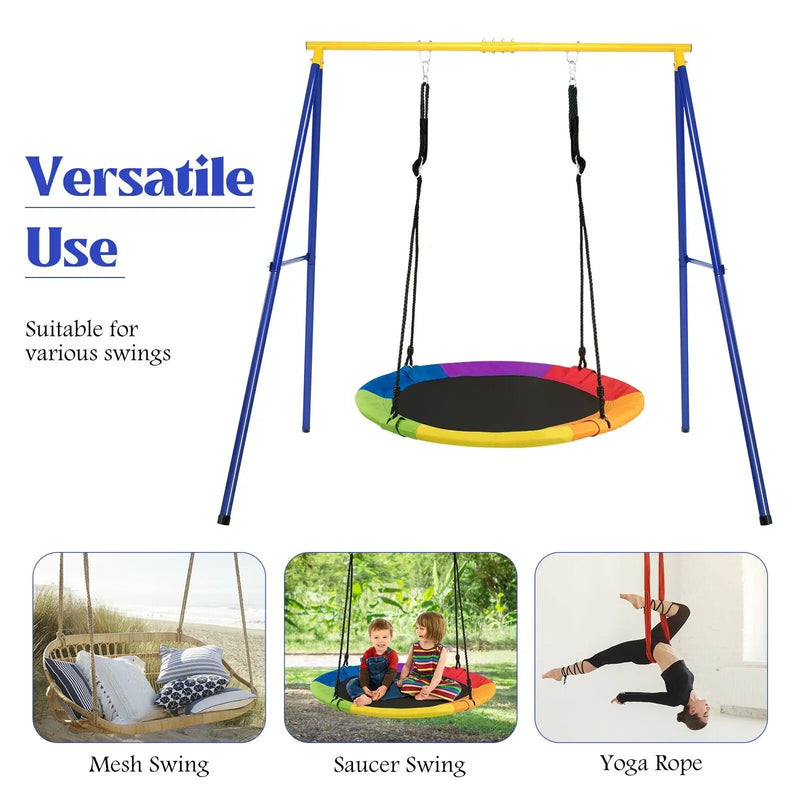 Extra Large Heavy Duty A-Frame Steel Swing Stand by DirectDeals