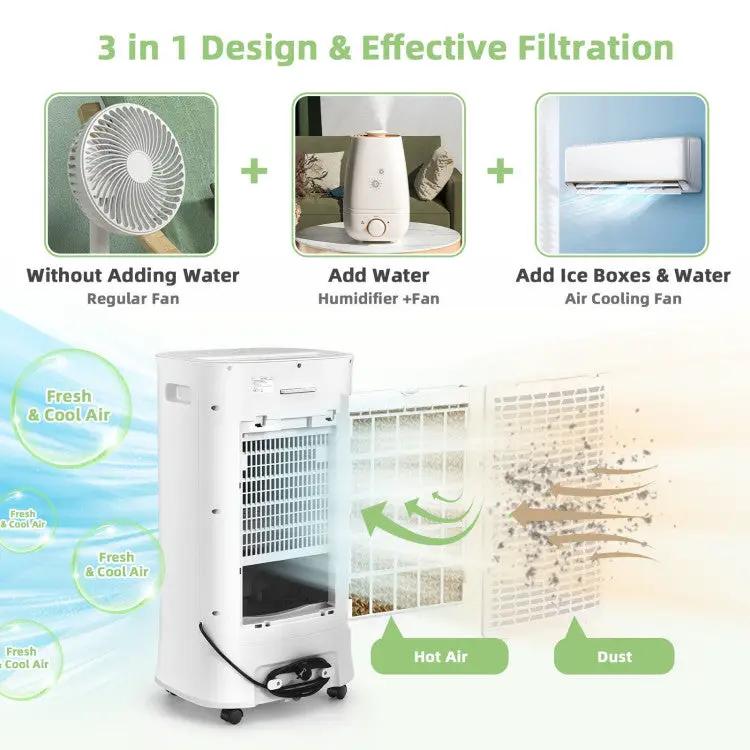 4-in-1 Portable Air Cooler with Timer & 3 Modes by DirectDeals