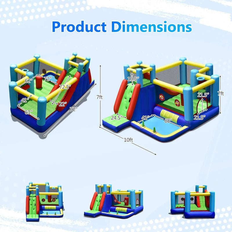 Inflatable Bounce House with 735W Blower by DirectDeals