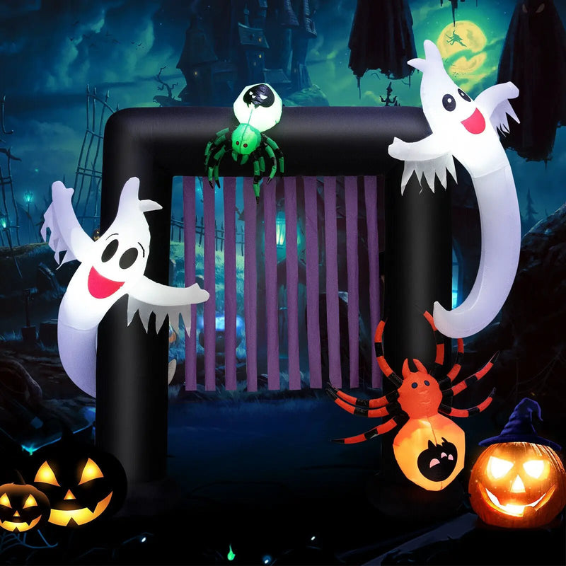 7.5 Feet Halloween Inflatable Archway Blow-up Festive Decoration for Backyard and Porch by DirectDeals