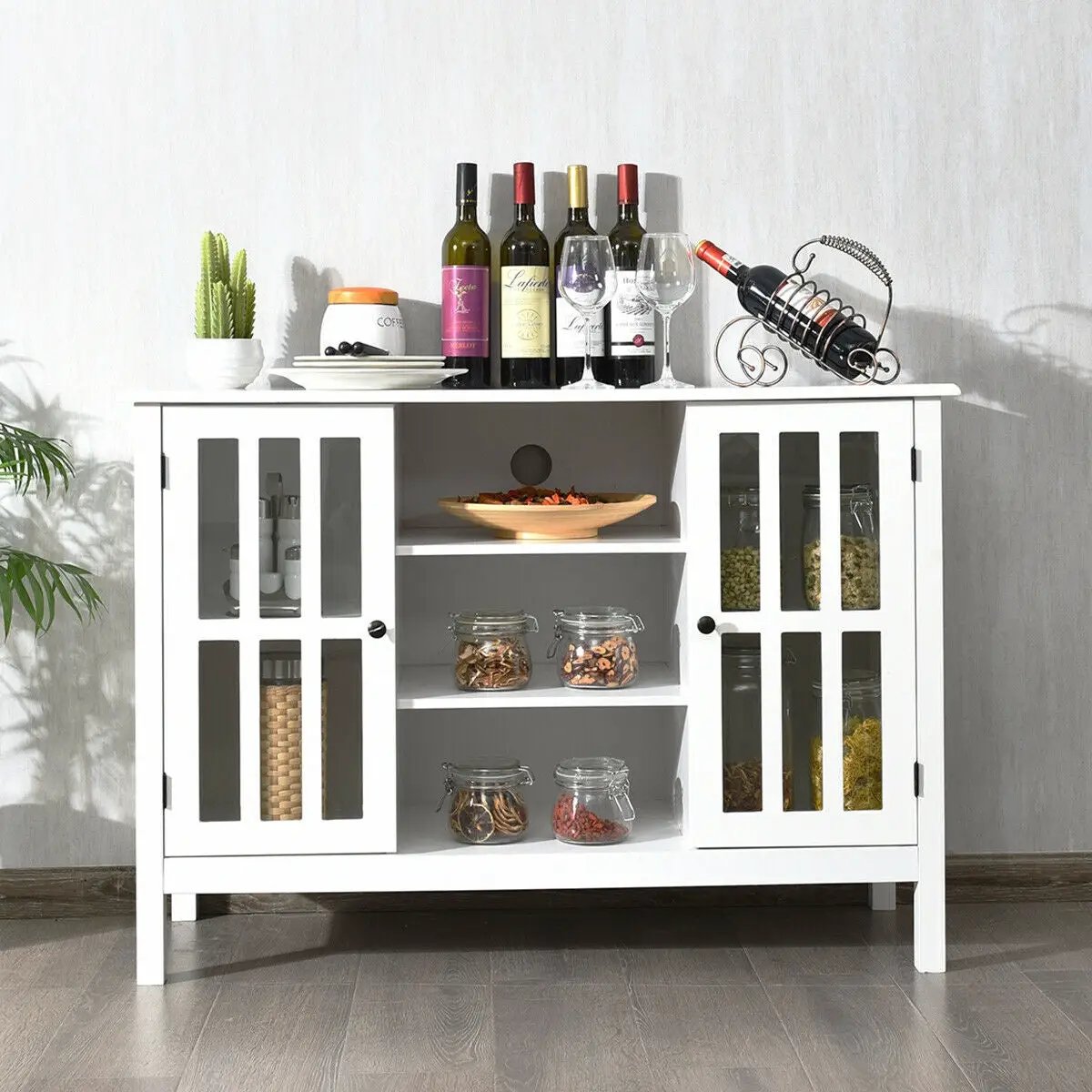 Wooden TV Stand Console Cabinet for 50 Inch TV by DirectDeals