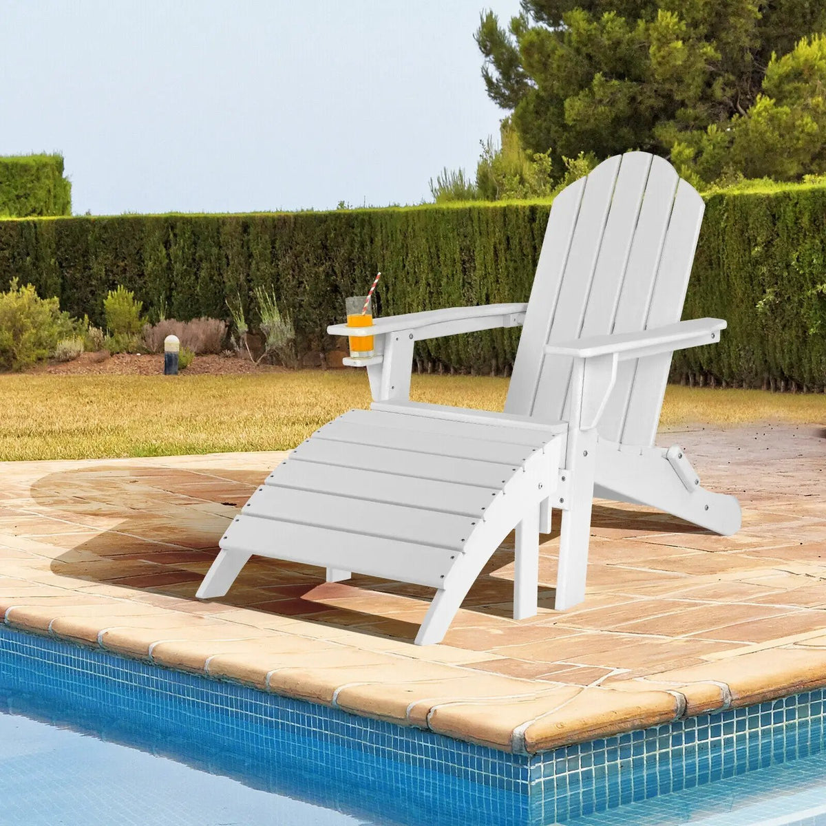 Adirondack Folding Ottoman with All Weather HDPE, photo 23 of 32