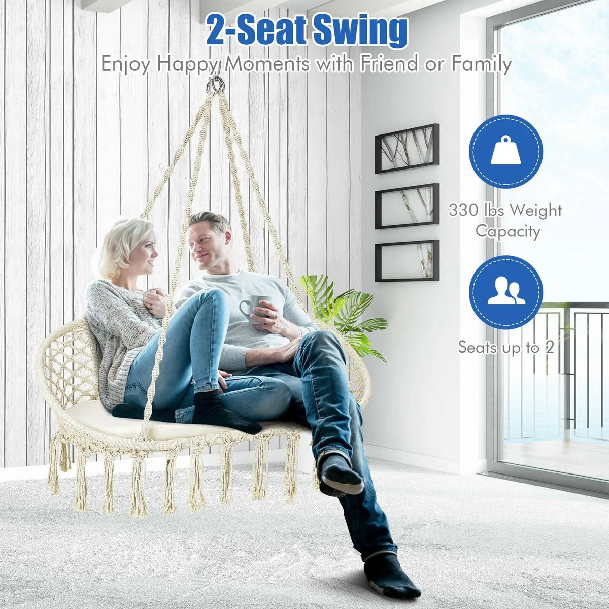 2 Person Hanging Hammock Chair, photo 2 of 7
