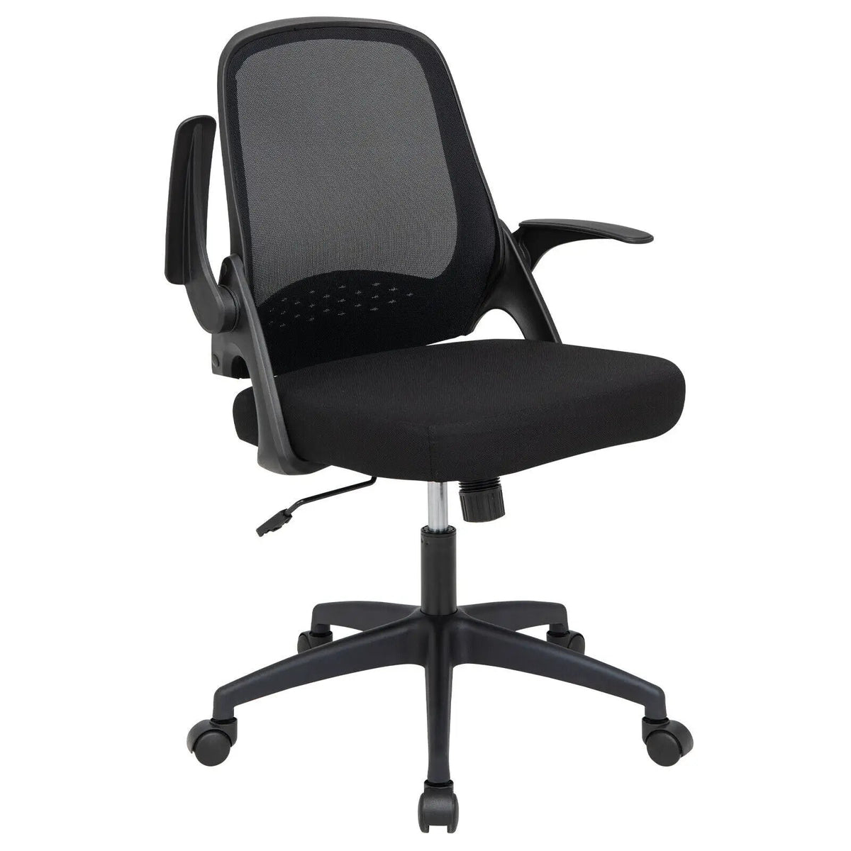 Adjustable Mesh Office Chair Rolling Computer Desk Chair with Flip-up Armrest, photo 4 of 9