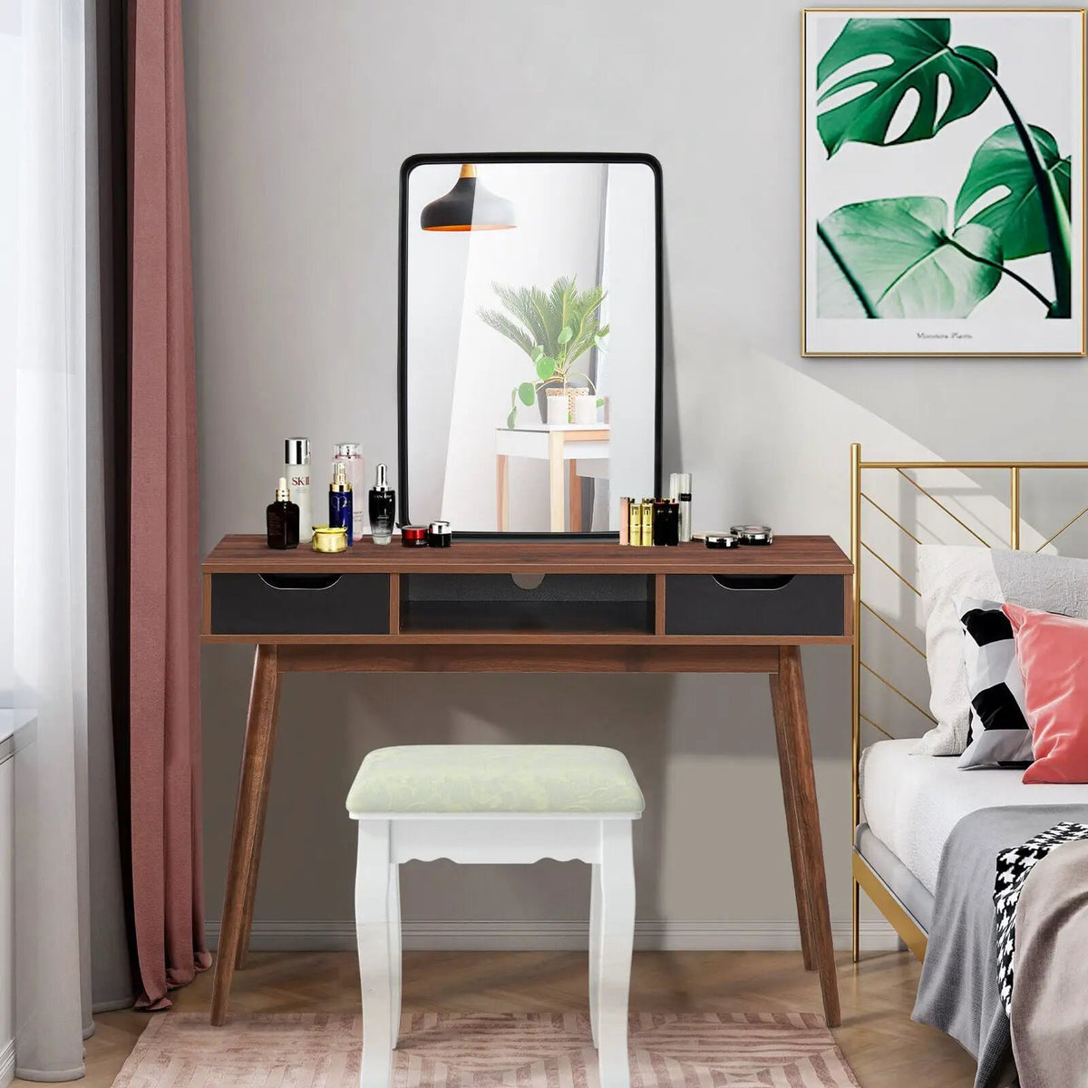 Rectangular Wall Mount Bathroom Mirror Vanity Mirror, photo 6 of 10