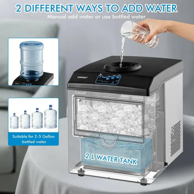 2-in-1 Ice Maker & Water Dispenser by DirectDeals