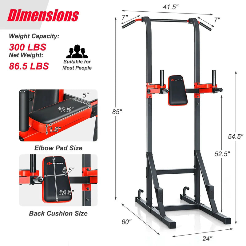 Multi-function Power Tower for Full-body Workout by DirectDeals