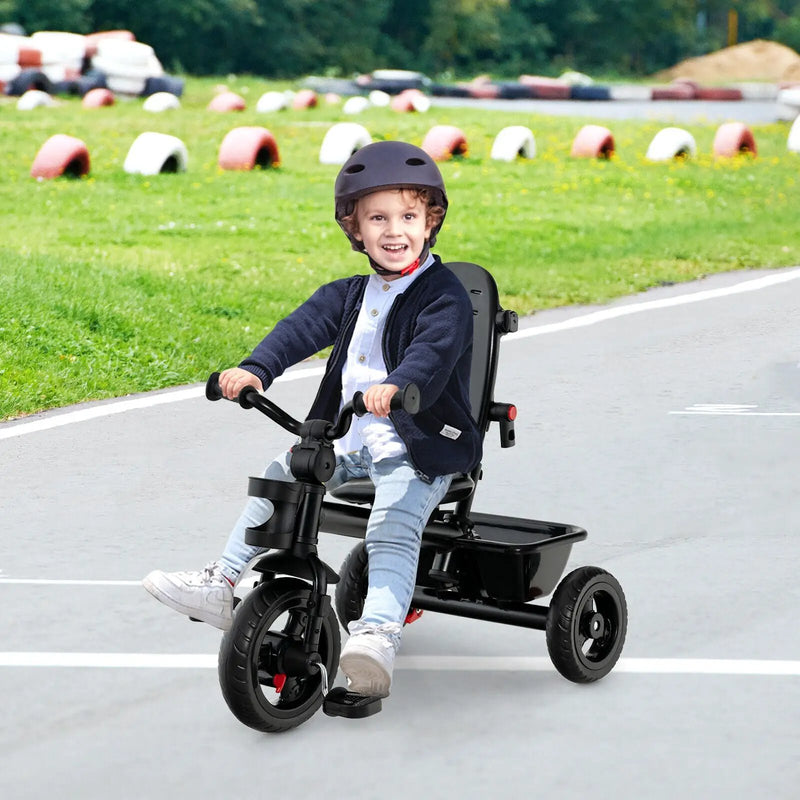 4-in-1 Baby Tricycle Toddler Trike with Convertible Seat by DirectDeals
