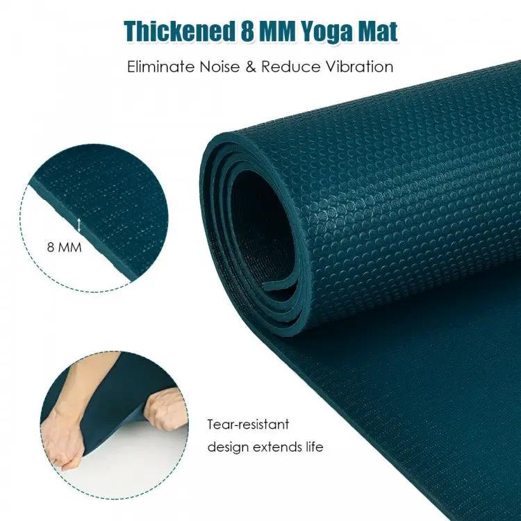 Large Yoga Mat 6' x 4' x 8 mm Thick Workout Mats, photo 17 of 17