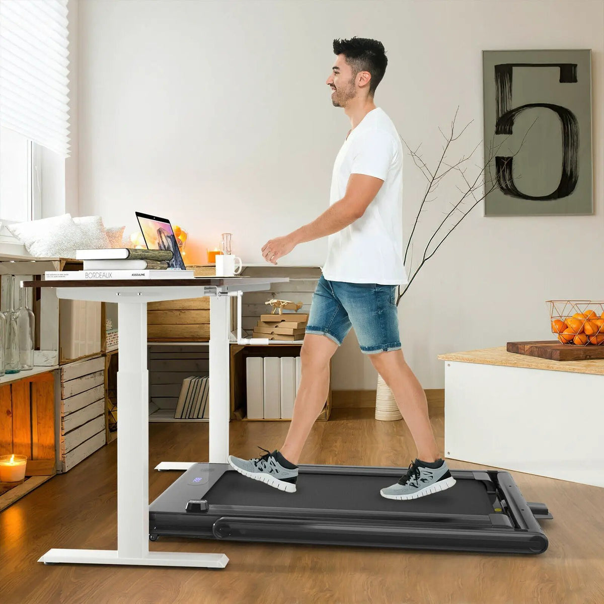 2-in-1 Folding Treadmill with Dual LED Display, photo 2 of 11