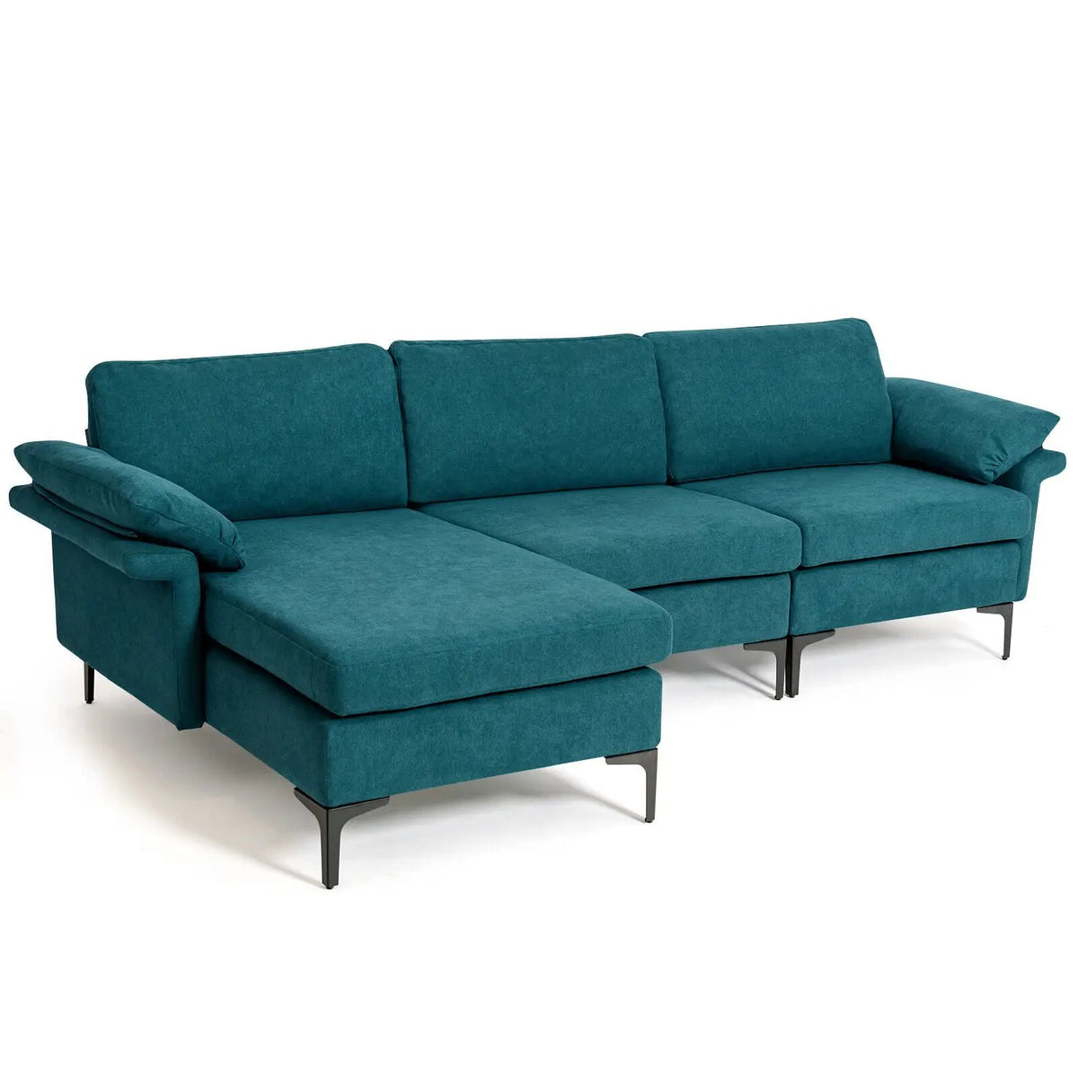 Extra Large Modular L-shaped Sectional Sofa with Reversible Chaise for 4-5 People, photo 4 of 32