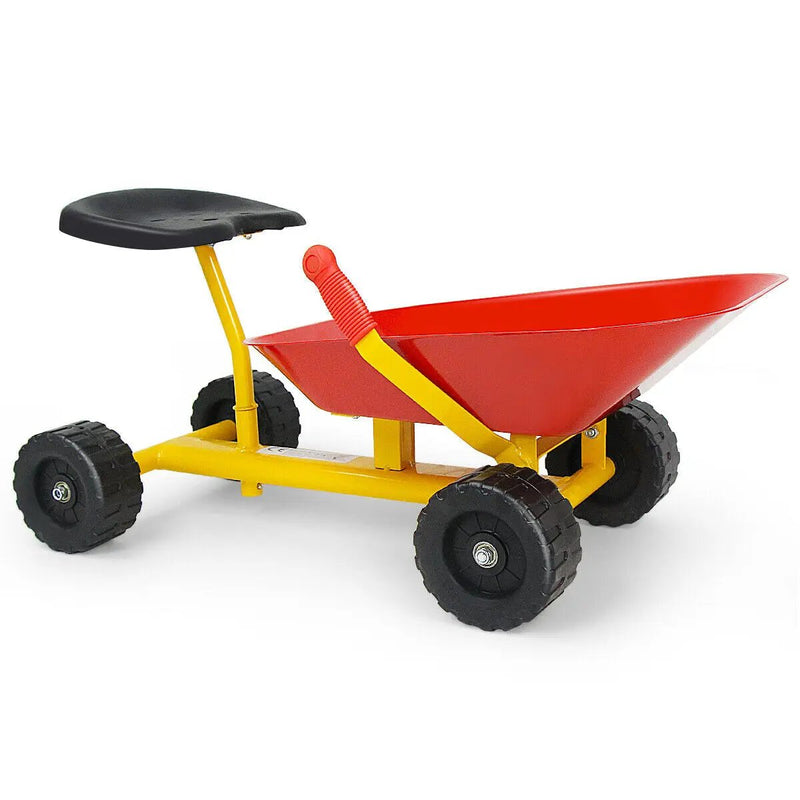 8 Inch Heavy Duty Kids Ride-on Sand Dumper with 4 Wheels by DirectDeals