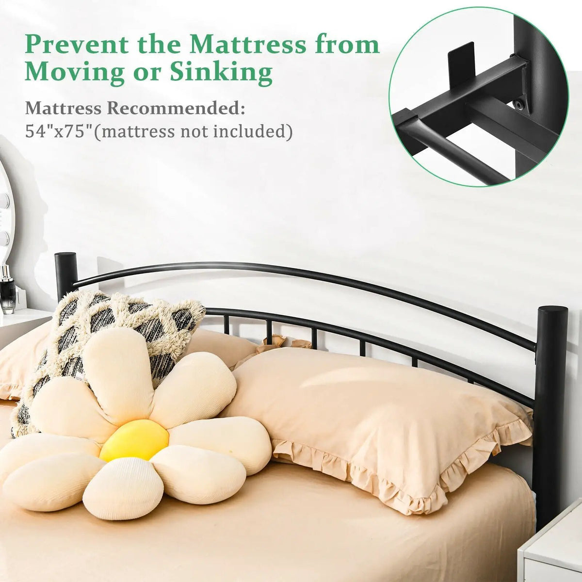 Modern Platform Bed with Headboard and Footboard, photo 7 of 10
