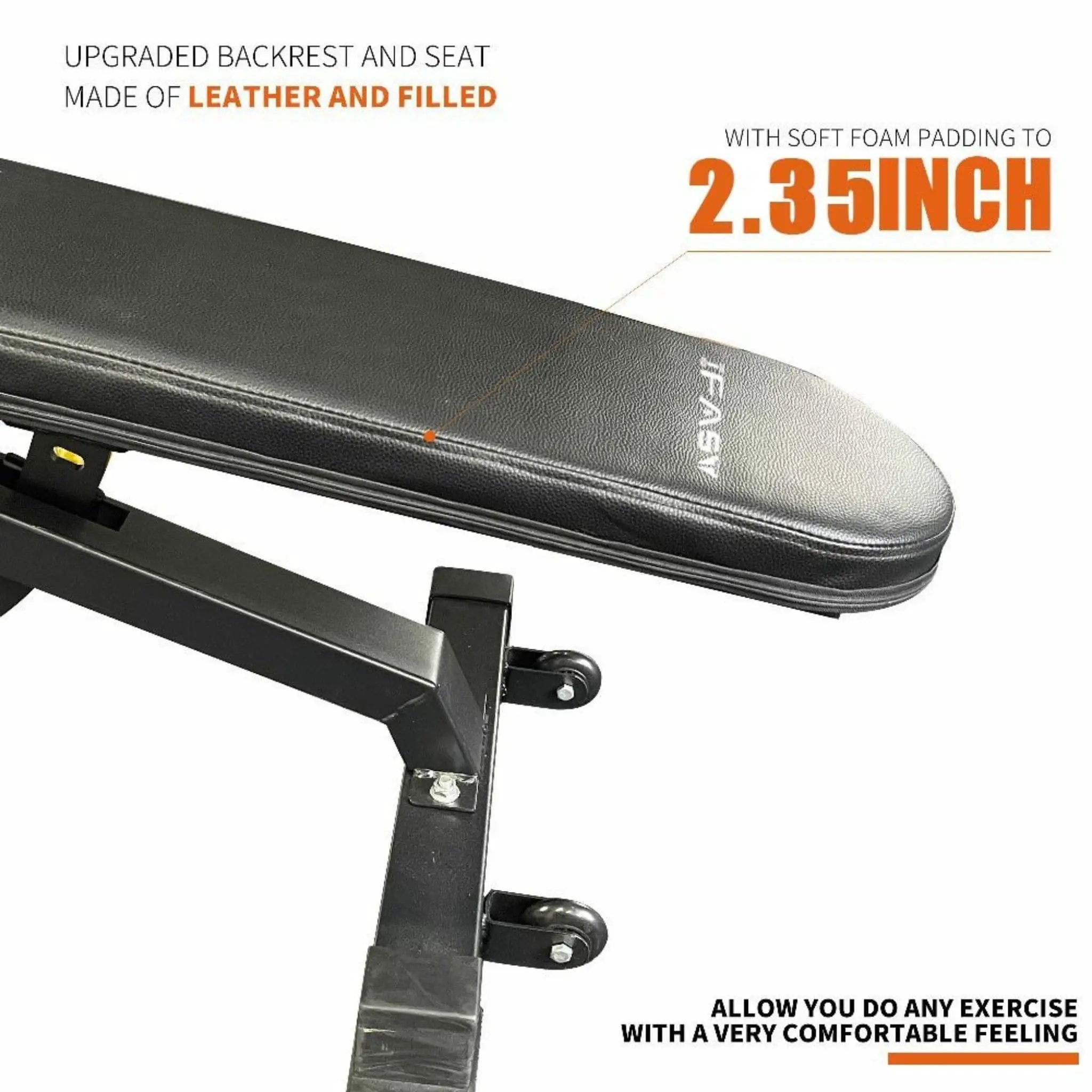 Rovix 1000LBS Multi-Functional Barbell Rack Squat Power Cage With Weight Bench (SAK35822) by SAKSBY WHOLESALE