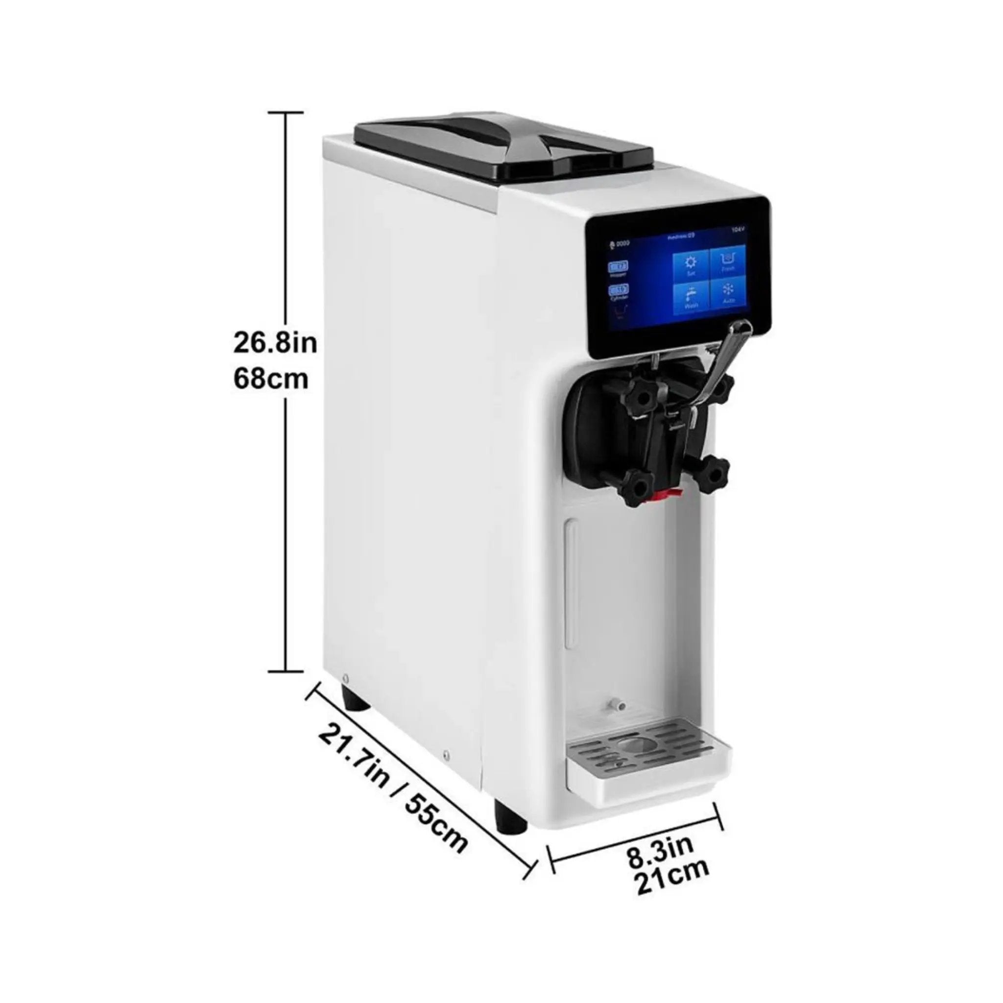 1000W Commercial 4.0L Home Soft Serve Frozen Yogurt Ice Cream Maker Machine (SAK83425) by SAKSBY WHOLESALE