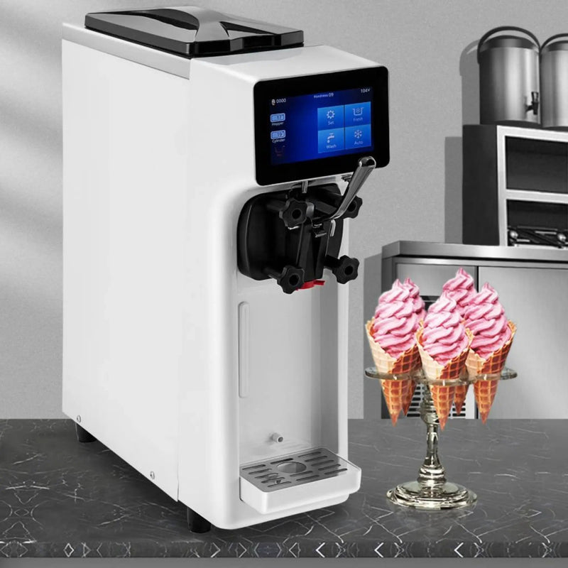 1000W Commercial 4.0L Home Soft Serve Frozen Yogurt Ice Cream Maker Machine (SAK83425) by SAKSBY WHOLESALE