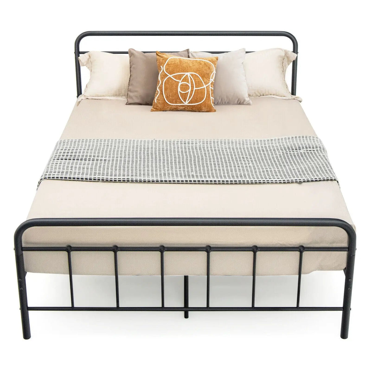 Heavy Duty Metal Platform Bed Frame with Headboard, photo 7 of 16
