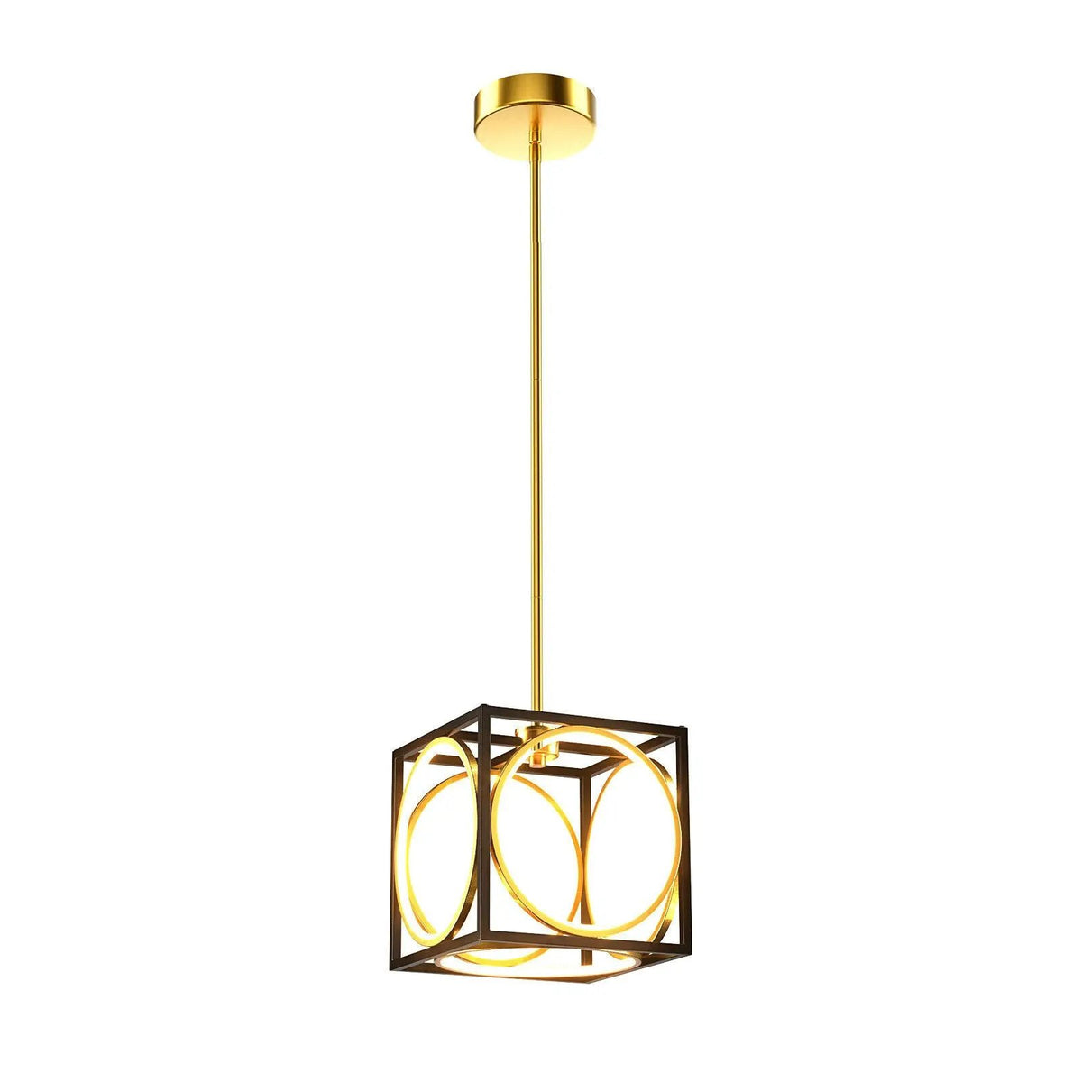 Modern LED Pendant Light with 42 Inches Adjustable Suspender, photo 4 of 9