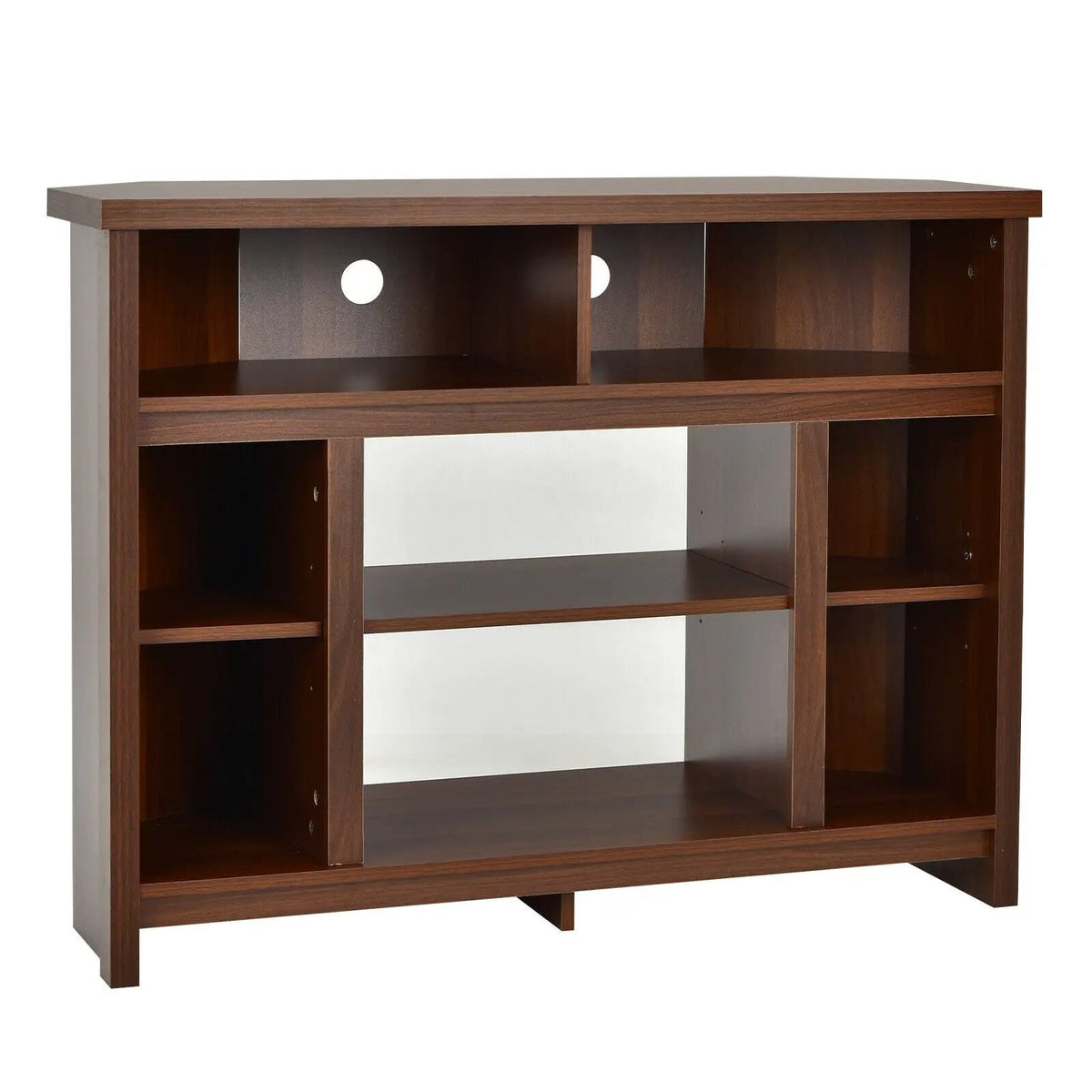 Modern Corner TV Stand with Adjustable Shelves for TVs up to 48 Inch, photo 7 of 24