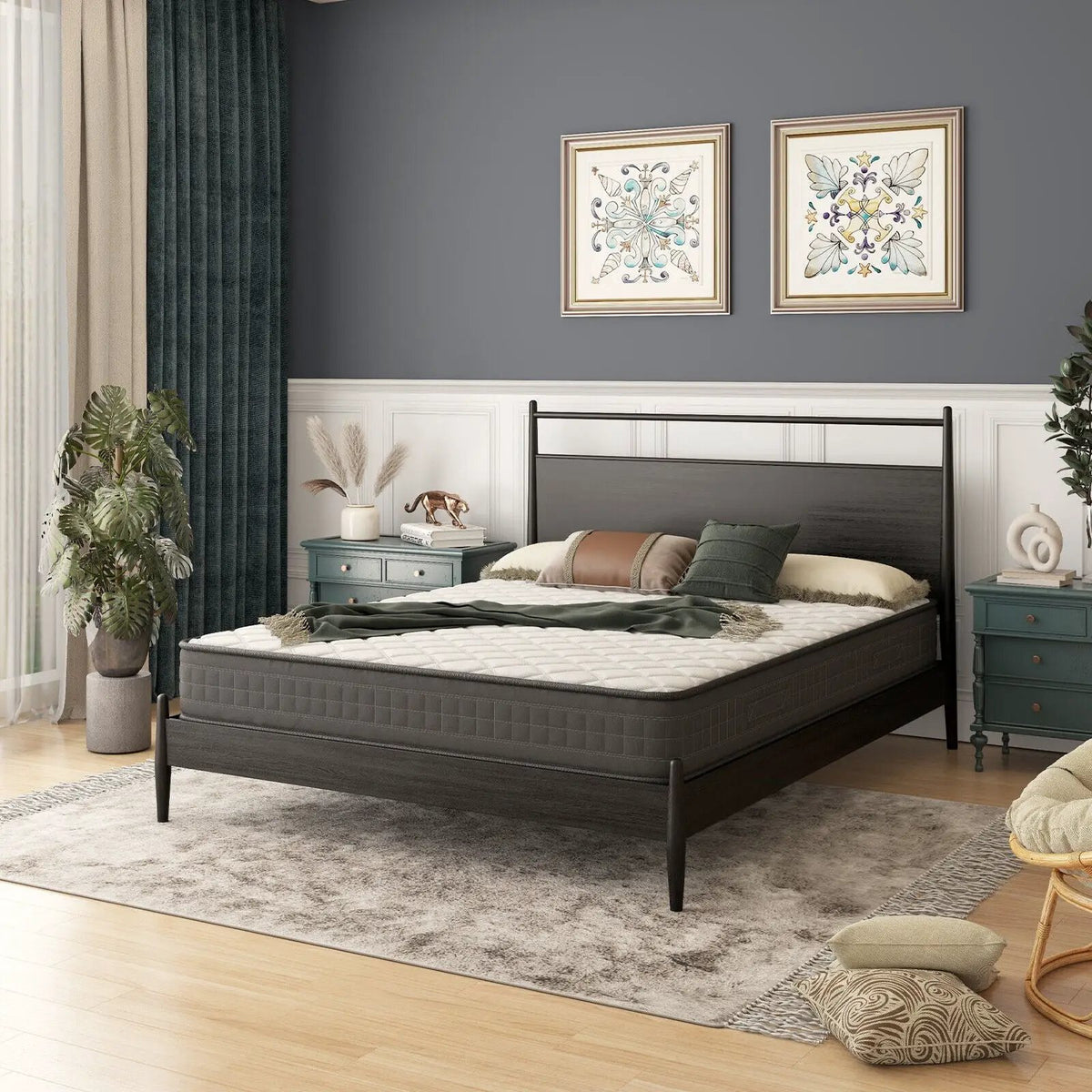 8 Inch Breathable Memory Foam Bed Mattress Medium Firm for Pressure Relieve, photo 3 of 24
