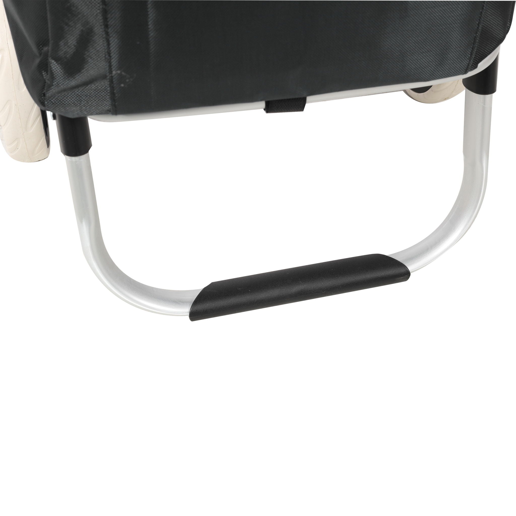 Foldable Shopping Trolley With Wheels And Removable Waterproof Bag - Black by HouseOfZazla