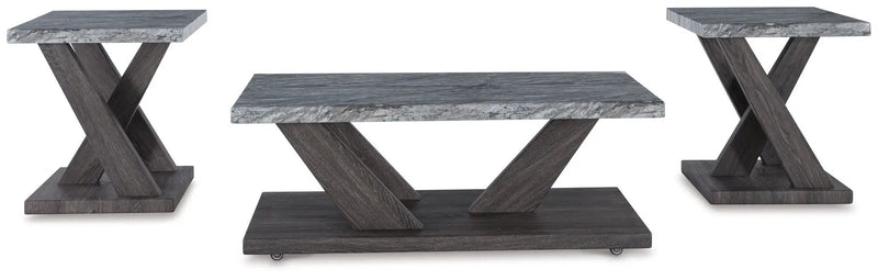 Bensonale - Occasional Table Set (Set of 3) - Brown / Gray by Unique Piece Furniture