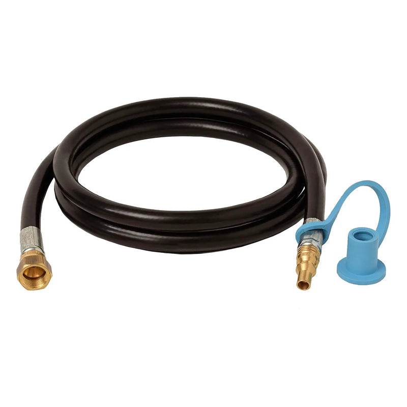 Flame King RV, Van, Trailer Low Pressure Quick Connect 48 Inch, 3/8 Inch ID Female SAE Gas Flare Fitting by Flame King Products