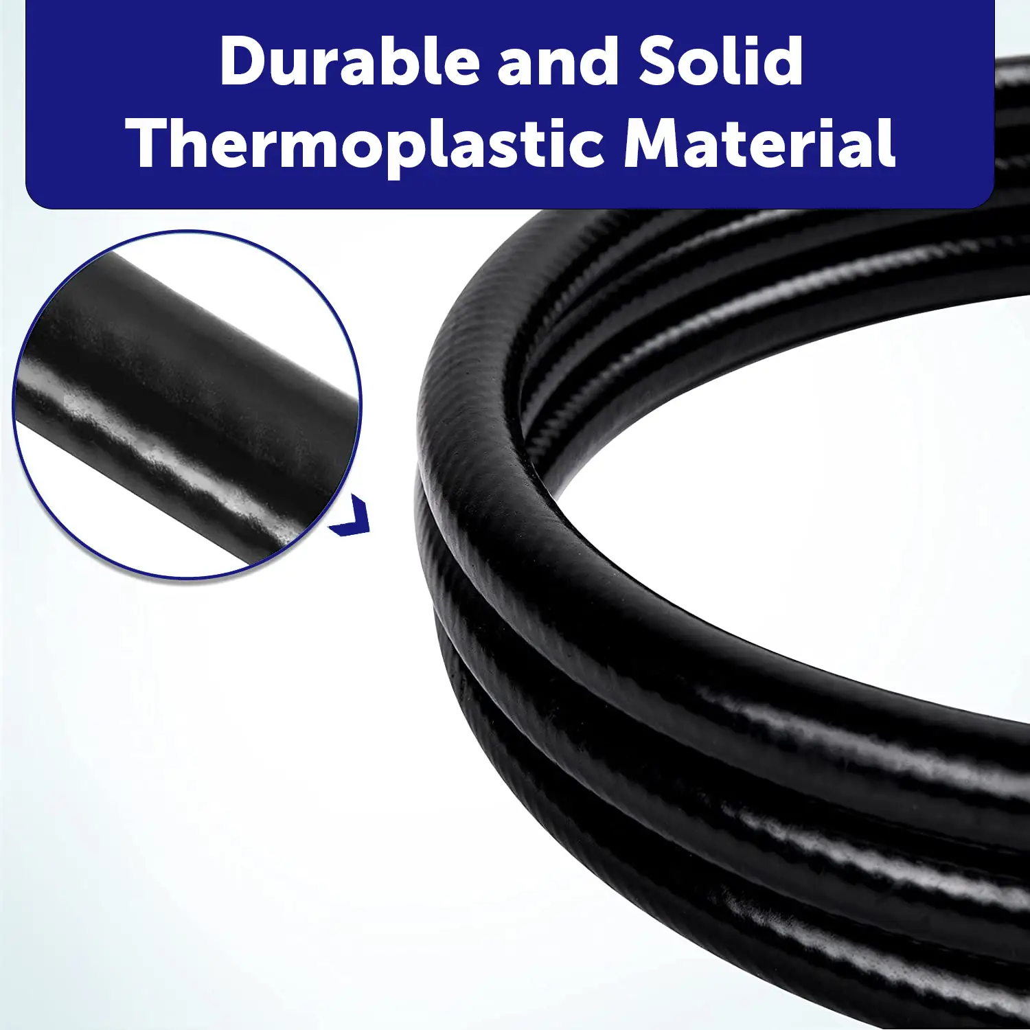 Flame King Thermo Plastic Hose Assembly for LP and Natural Gas, 24 Inch, 3/8 Inch by Flame King Products