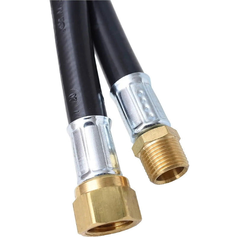 Flame King Thermo Plastic Hose Assembly for LP and Natural Gas, 32 Inch, 3/8 Inch by Flame King Products