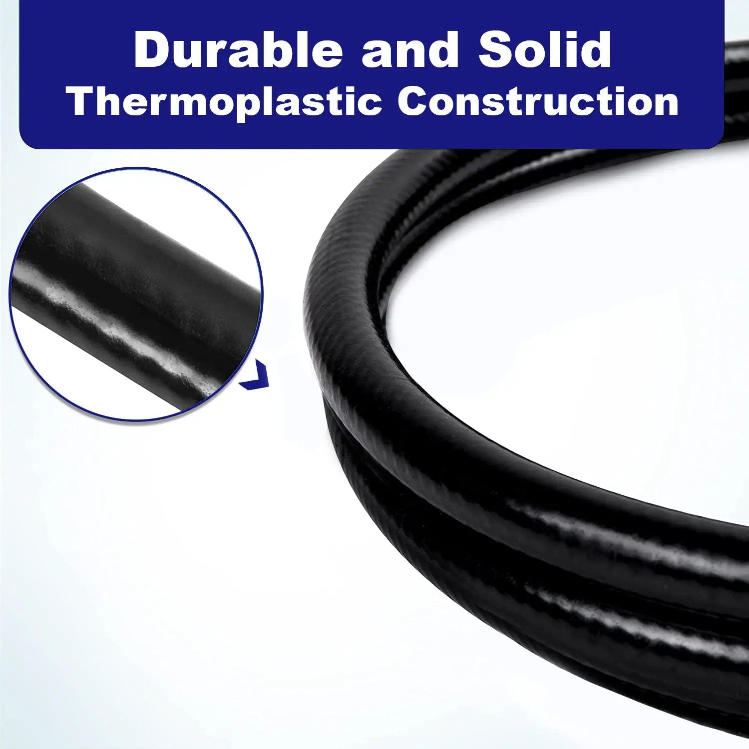 Flame King Thermo Plastic Hose Assembly for LP and Natural Gas, 40 Inch, 3/8 Inch by Flame King Products