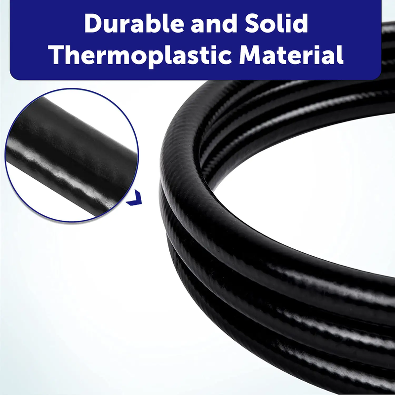 Flame King Thermo Plastic Hose Assembly for LP and Natural Gas, 96 Inch, 3/8 Inch by Flame King Products