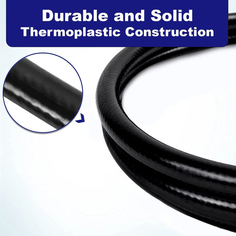 Flame King RV, Van, Trailer, Dual Quick Connect Hose, LP Gas Only, 72 Inch, 1/4 Inch by Flame King Products