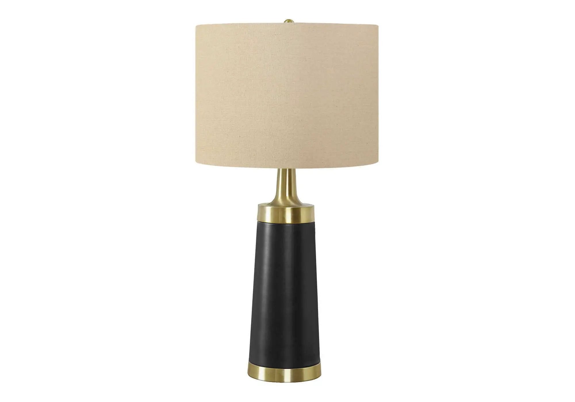 Lighting, Table Lamp, Resin, Contemporary - Black / Cream by HouseOfZazla