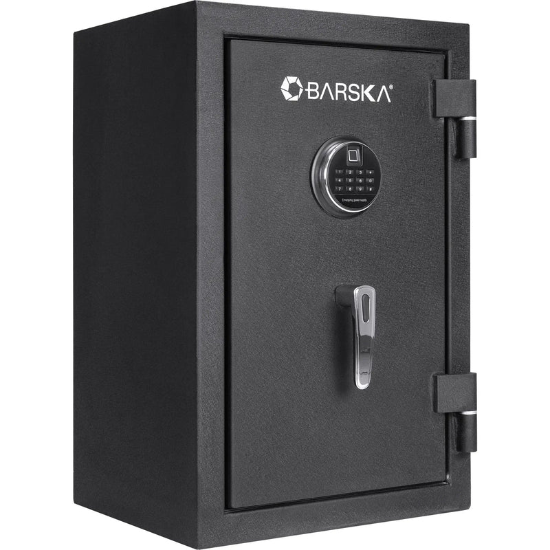 2.02 Cubic Ft Biometric Keypad Fire Resistant Safe - Black by HouseOfZazla