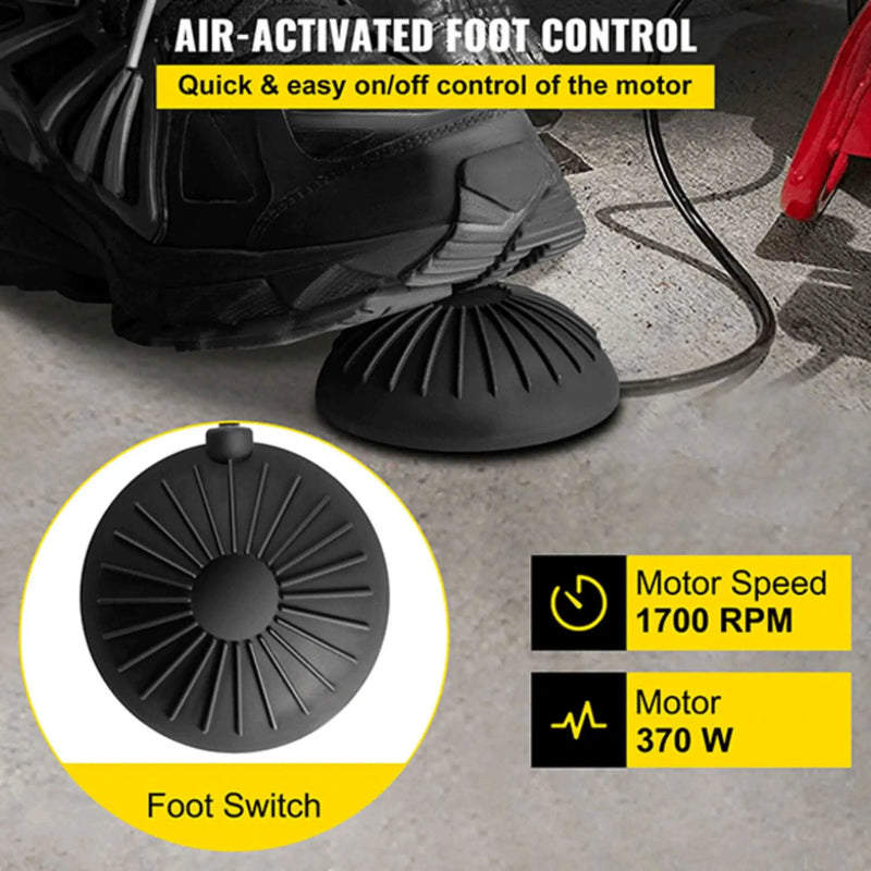 [100FTX3/8"] Electric Sewer Drain Cleaner Snake Clog Machine W/ Cutter (SAK53785) by SAKSBY WHOLESALE