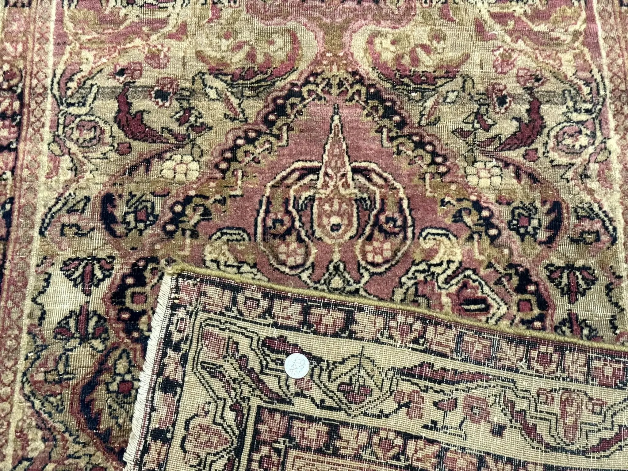 Antique Persian Lavar Rug 3x5, Persian Kerman Rug, Traditional Persian Carpet by Jewel Rugs