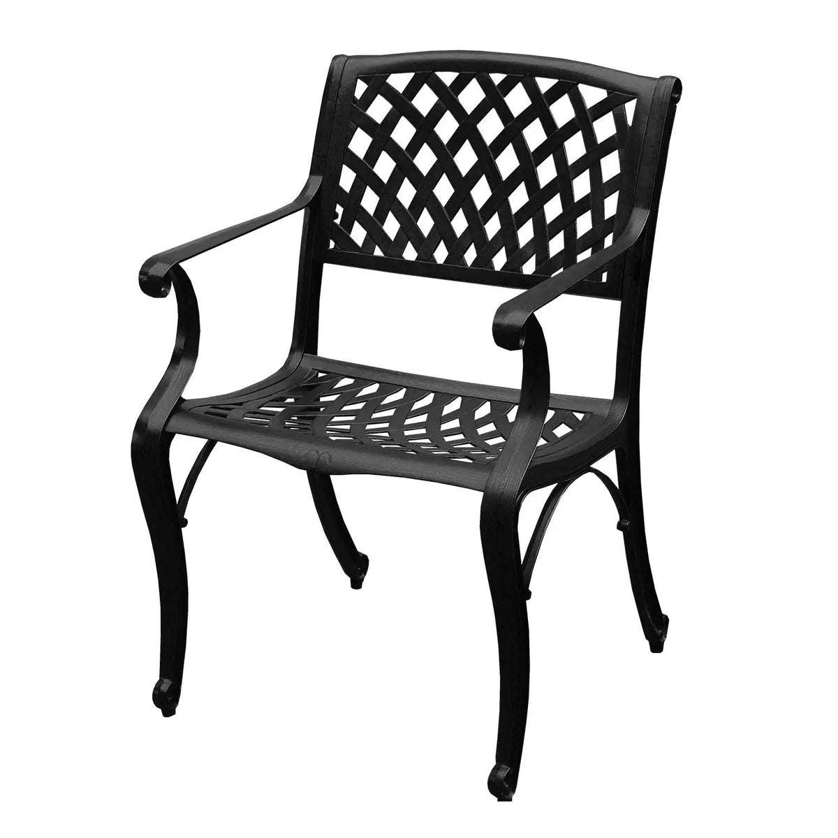 Outdoor Aluminum 9pc Rectangular Patio Dining Set with Eight Chairs by Sharicks