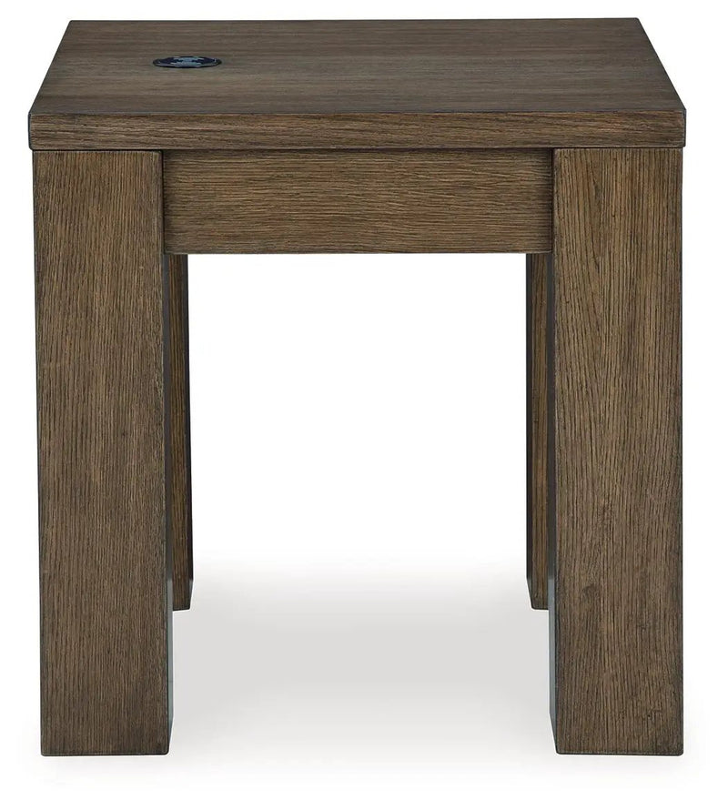 Rosswain - Square End Table - Warm Brown by Unique Piece Furniture