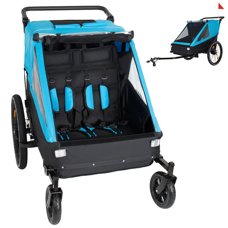 2 In 1 Kids Bike Trailer And Stroller by HouseOfZazla
