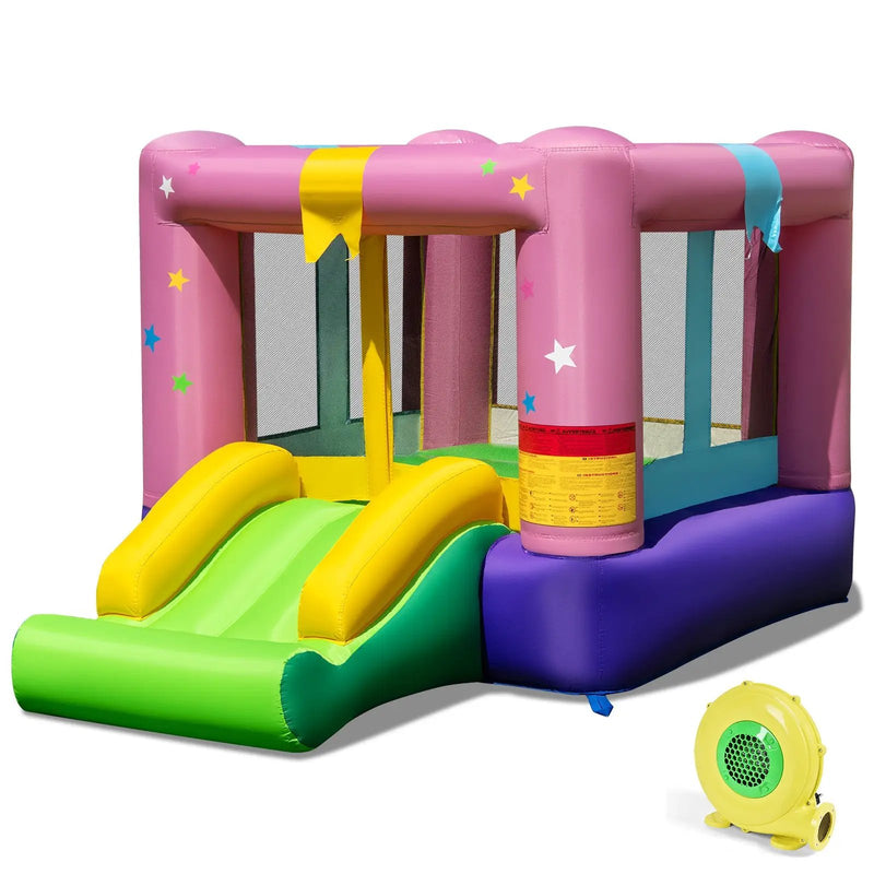 Inflatable Bounce House with 480W Blower and Carrying Bag for Party by DirectDeals