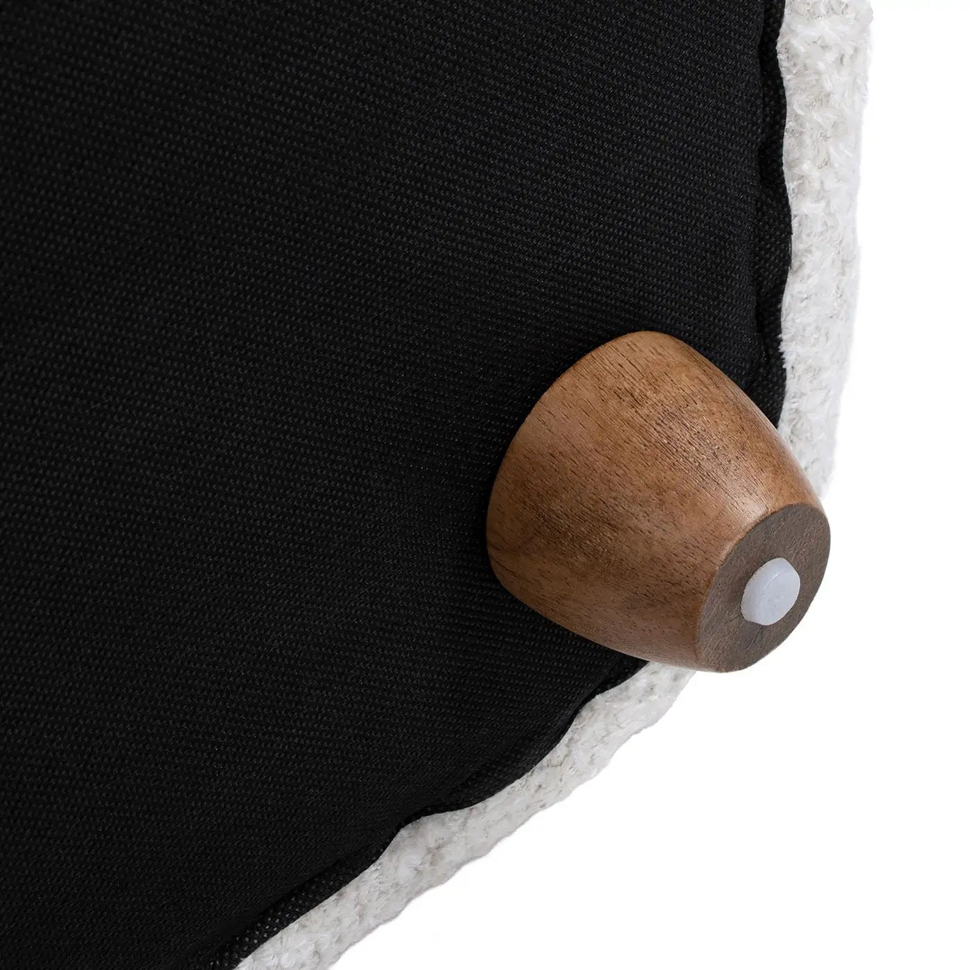 Sharon - Puffy Arm Sofa - Alpaca Off-White by HouseOfZazla