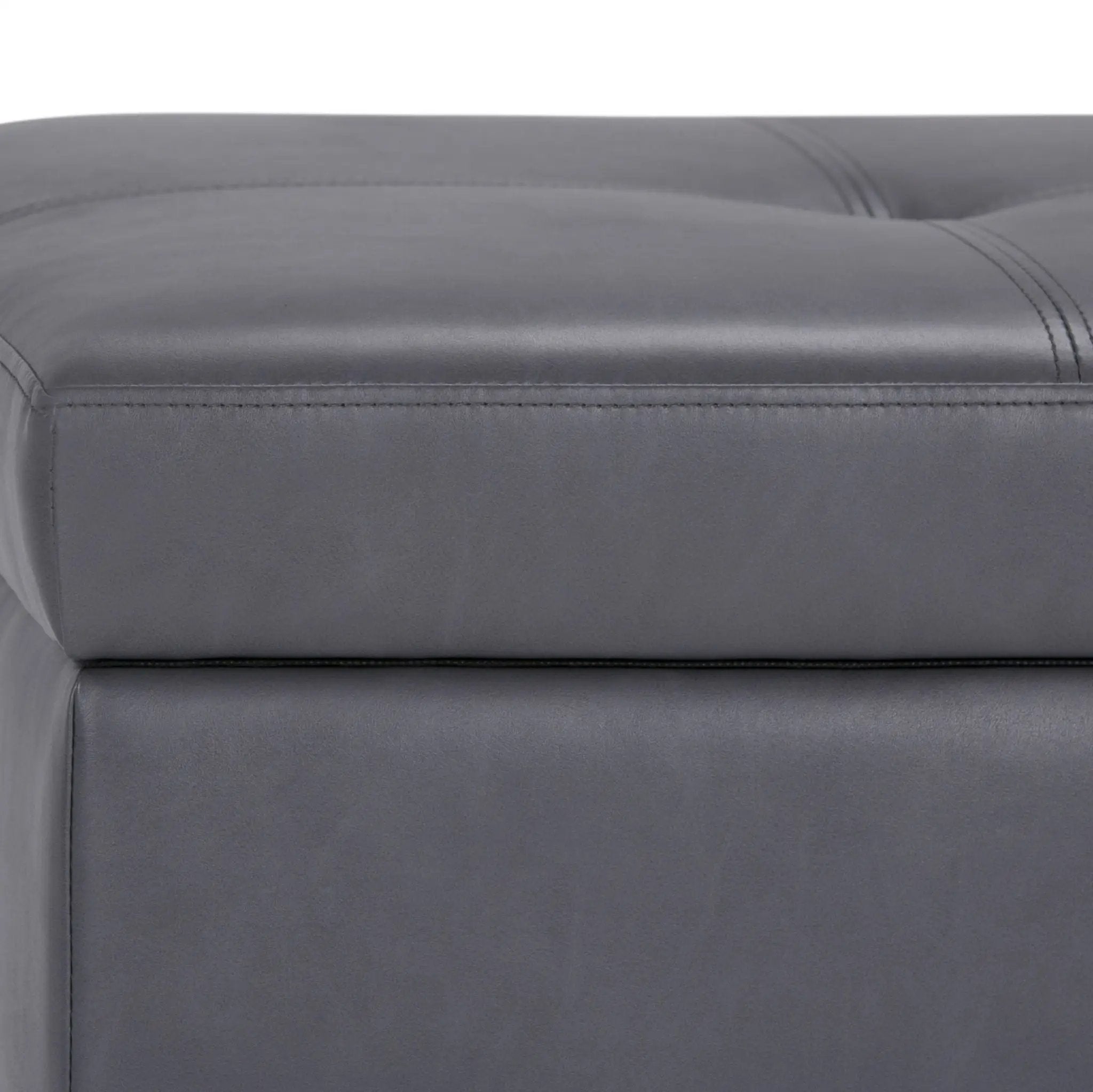 Oregon - Contemporary Storage Ottoman Bench With Tray by Unique Piece Furniture