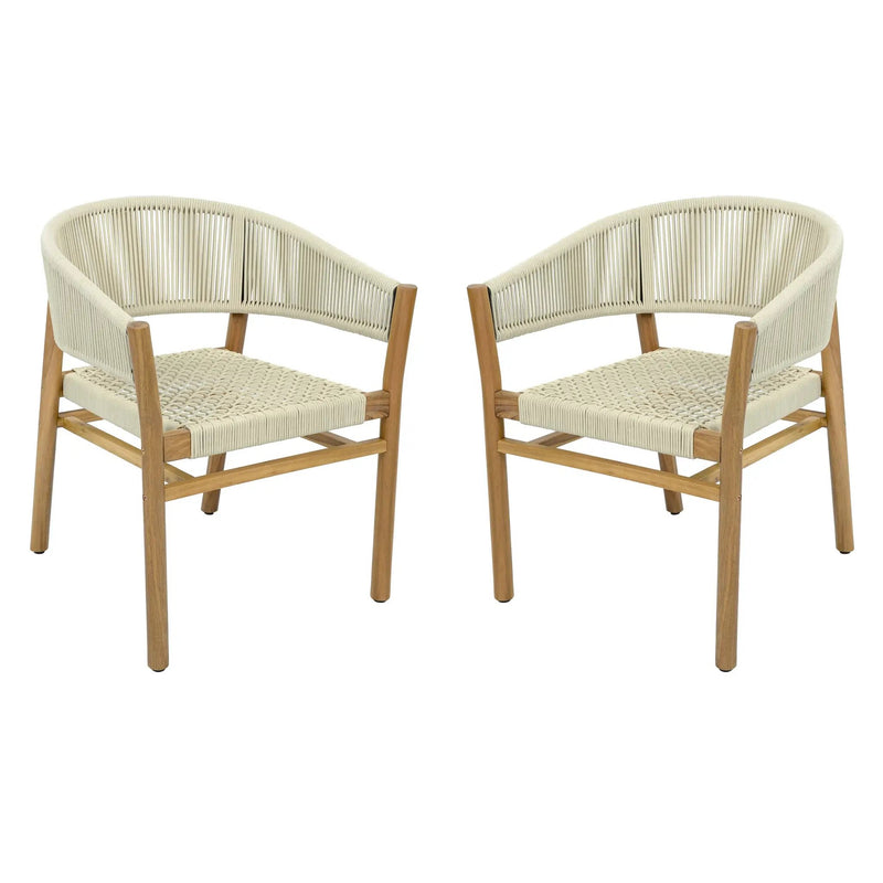 Outdoor Accent Chair Set - 2 Person Seating Group by HouseOfZazla