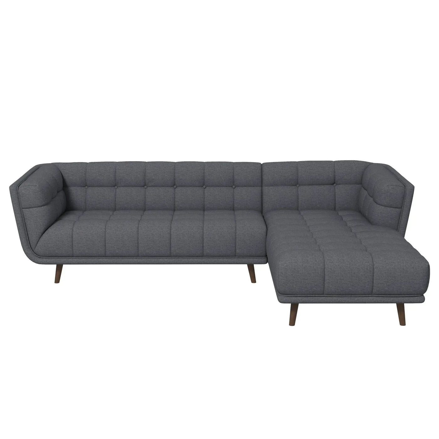 Addison - L Shape Sectional Sofa Tufted by Unique Piece Furniture