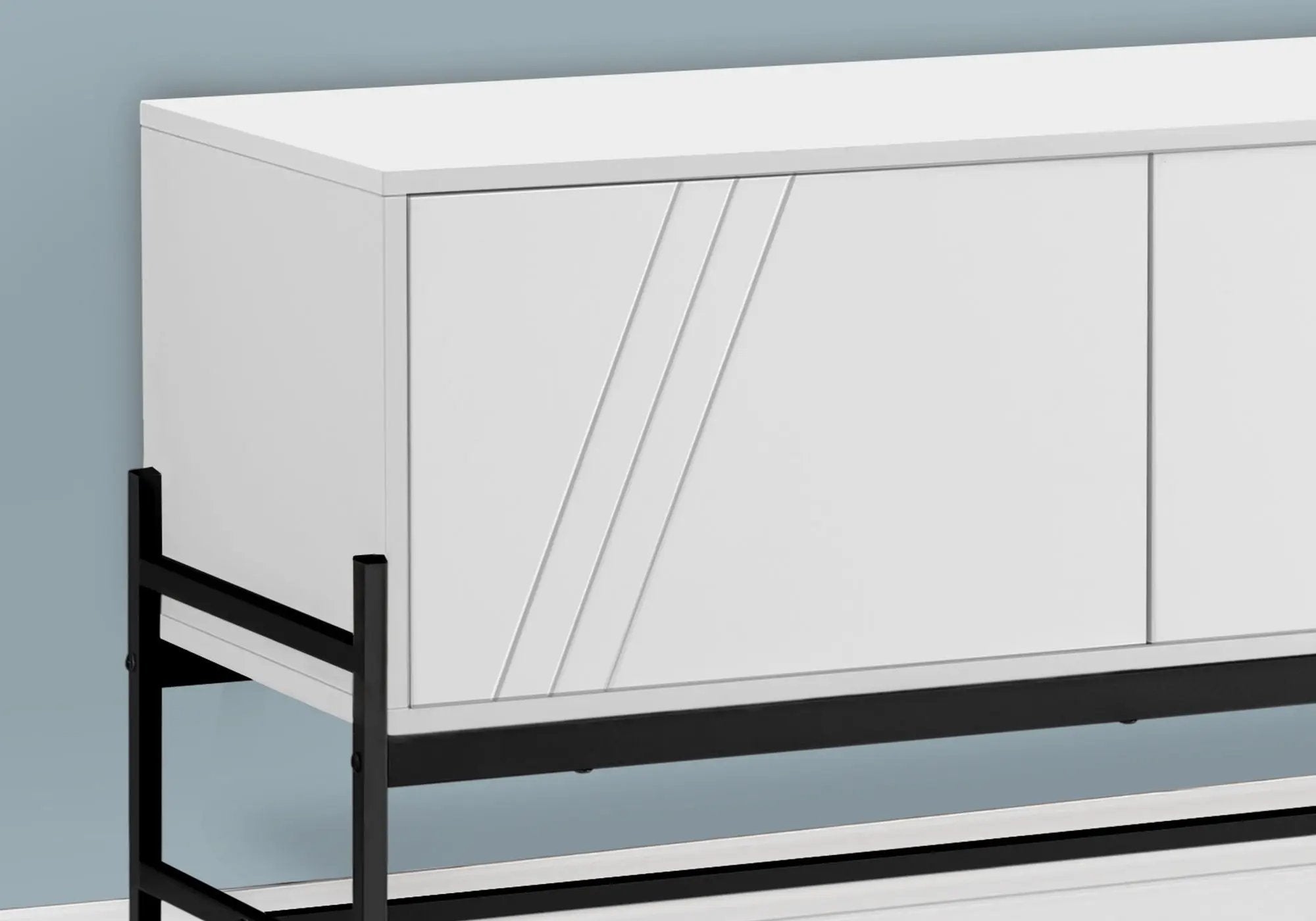 Contemporary 60-Inch TV Stand Console with Storage Cabinet by HouseOfZazla