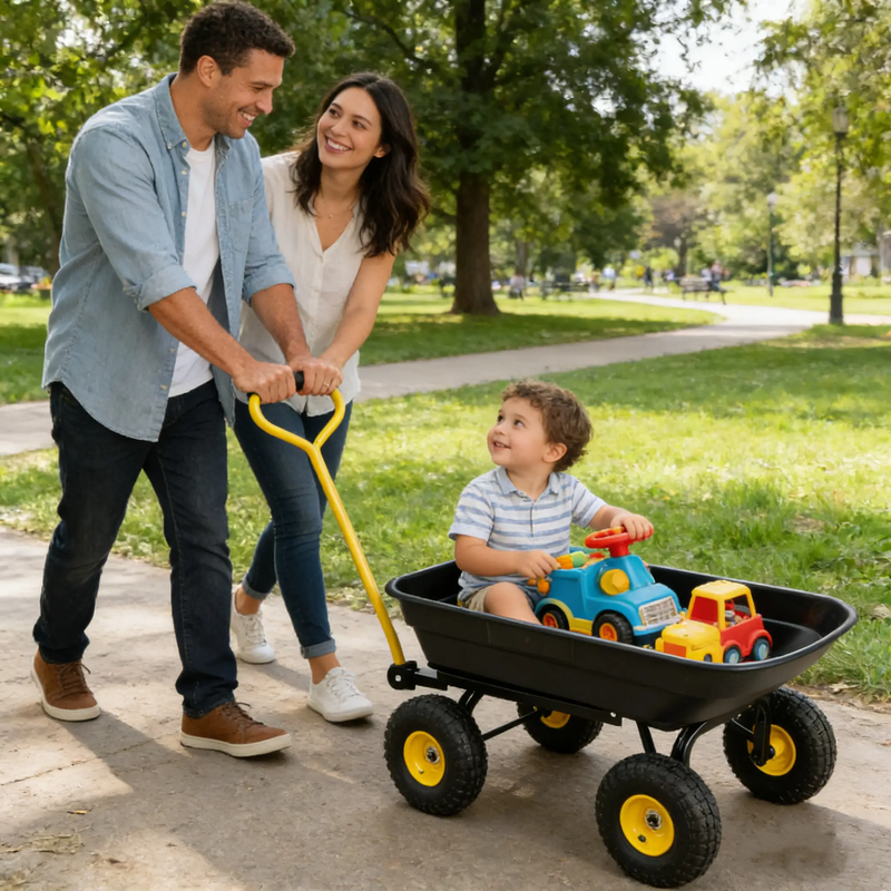 Folding Car Poly Garden Dump Truck with Steel Frame by HouseOfZazla